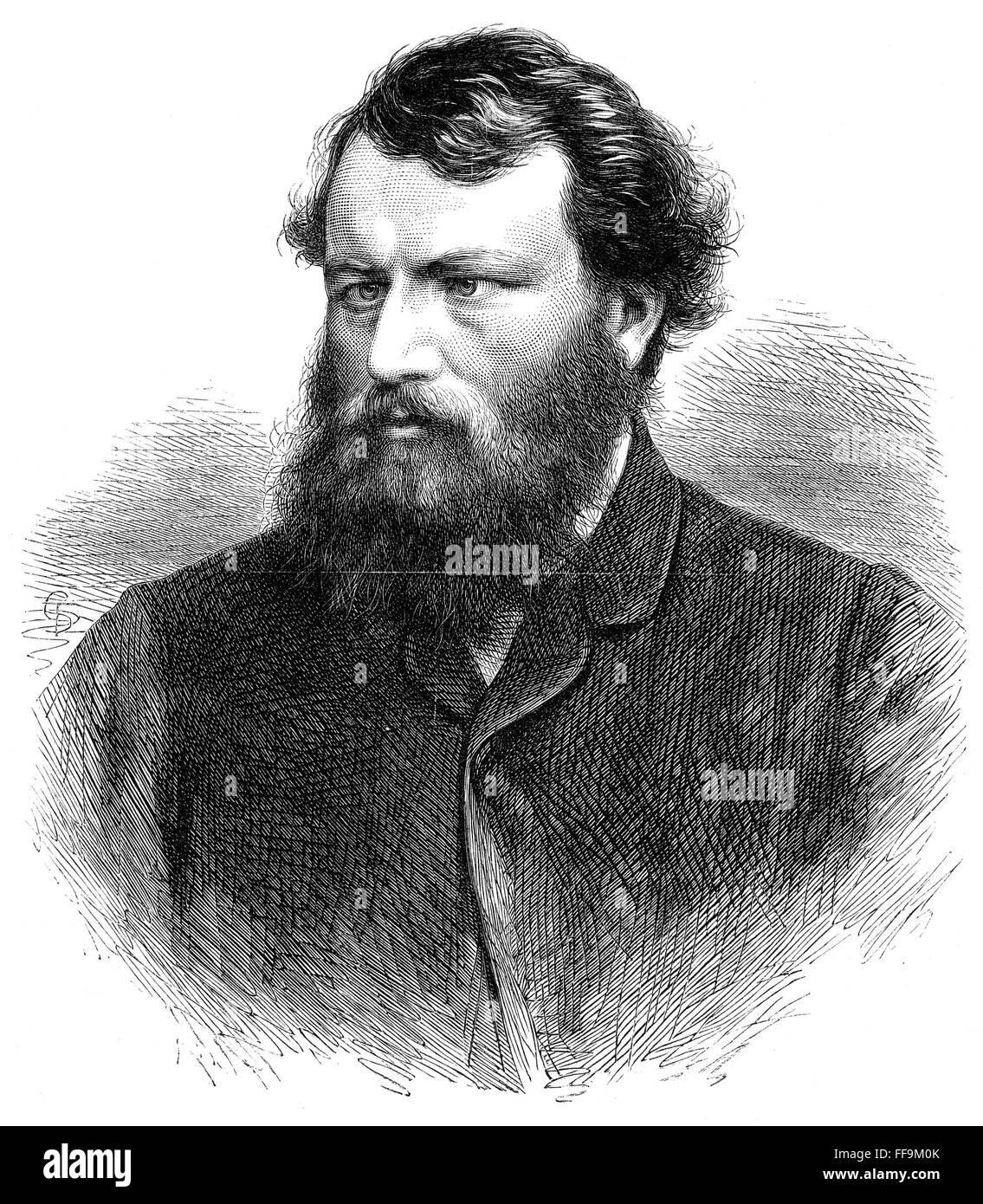 ALEXANDER SMITH (18301867). /nScottish poet. Wood engraving, English