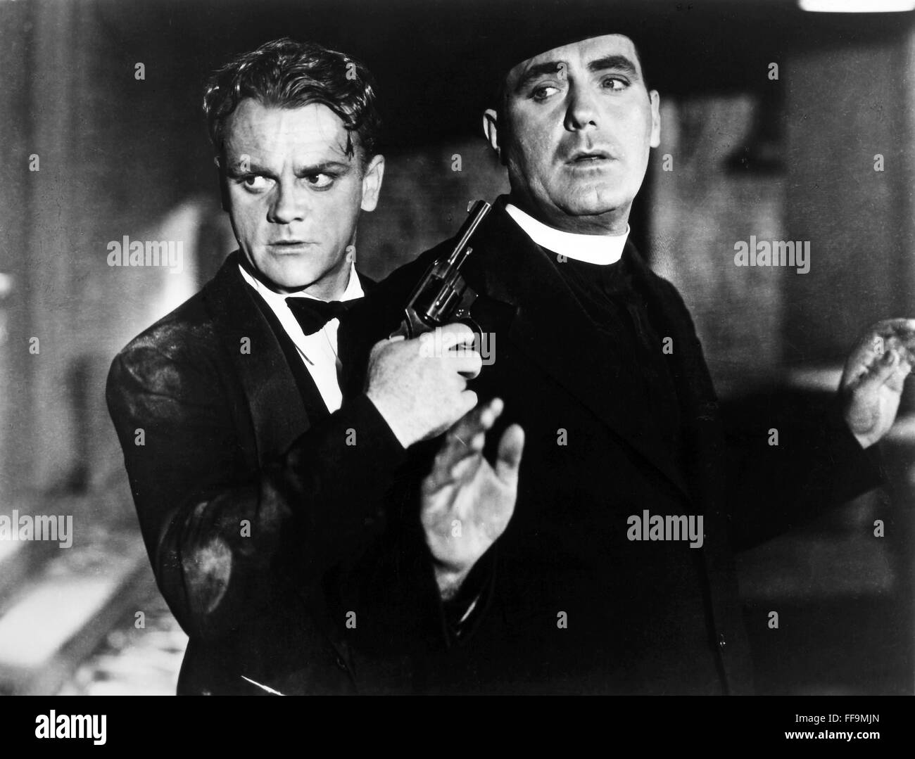 JAMES CAGNEY (1899-1986). /nAmerican cinema actor. Cagney (left) and