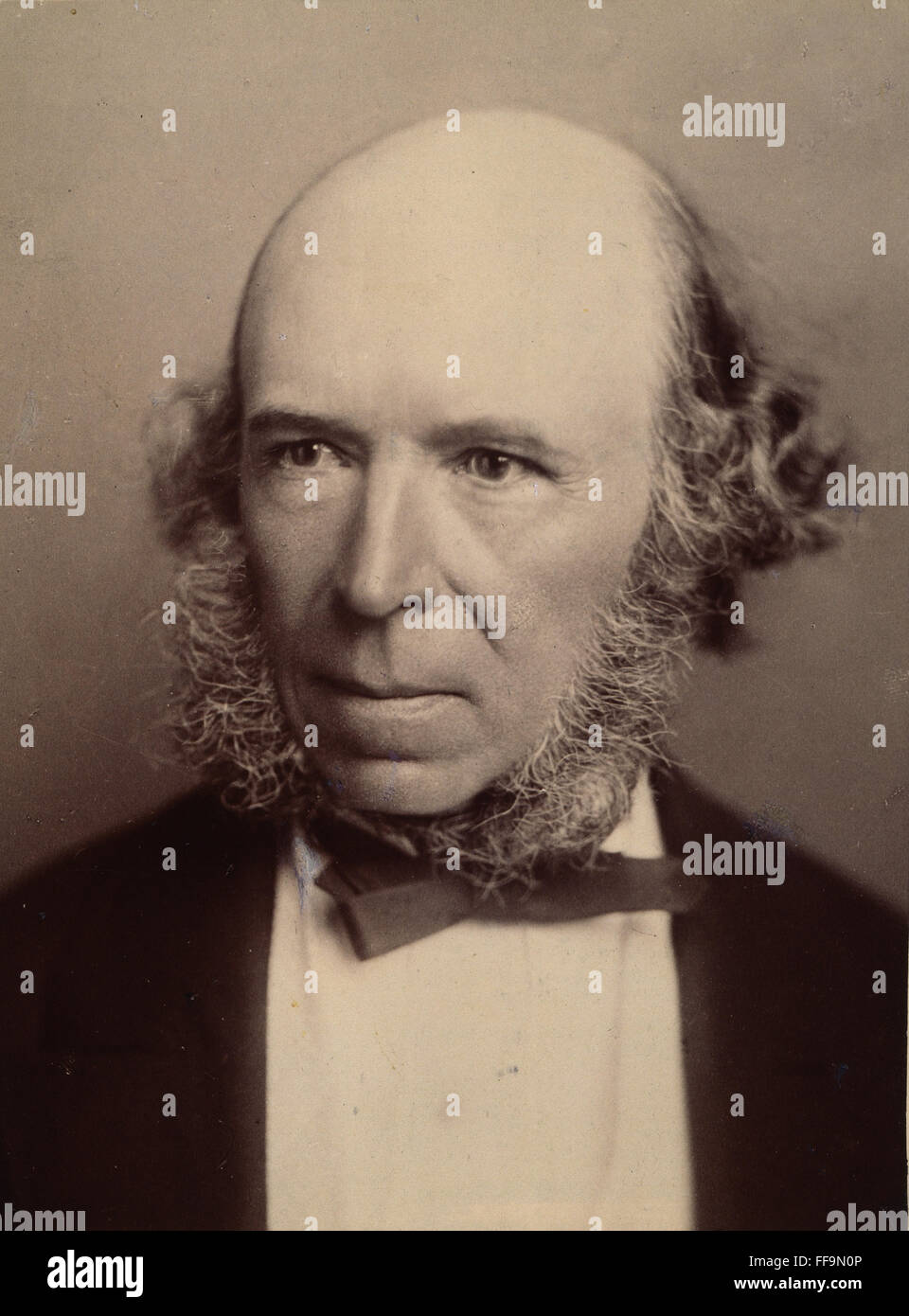 HERBERT SPENCER (18201903). /nEnglish philosopher. Original