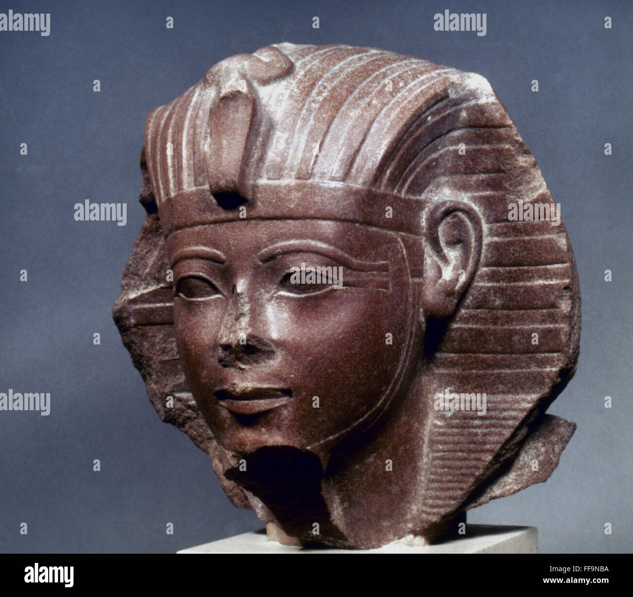 EGYPT: KING AMENHOTEP II. /nSandstone, c1439-1413 B.C. Stock Photo