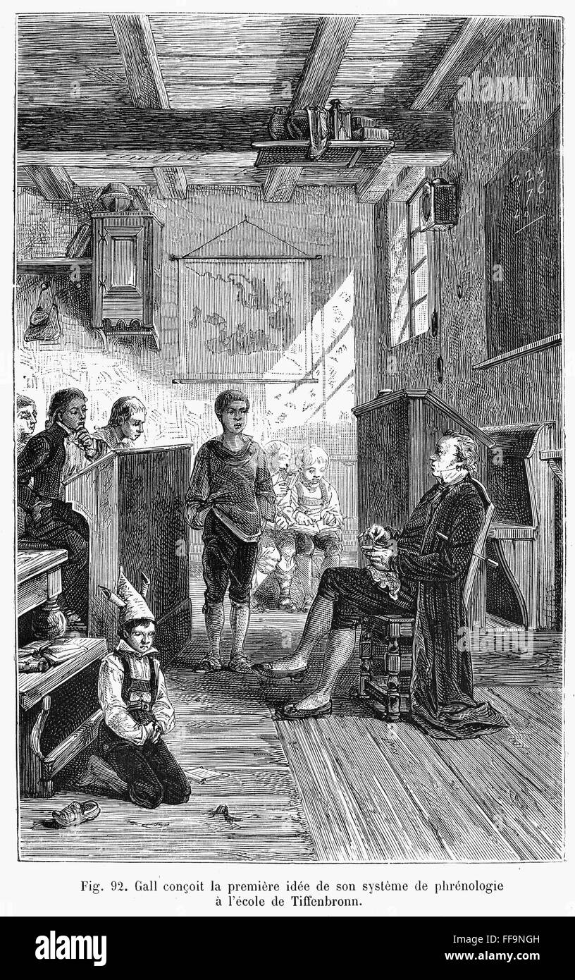 FRANZ JOSEPH GALL /n(17581828). German physician, anatomist, and