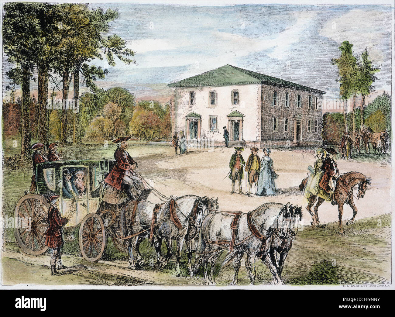 POHICK CHURCH, VIRGINIA. /nPohick Church in Turo Parish, Virginia, as