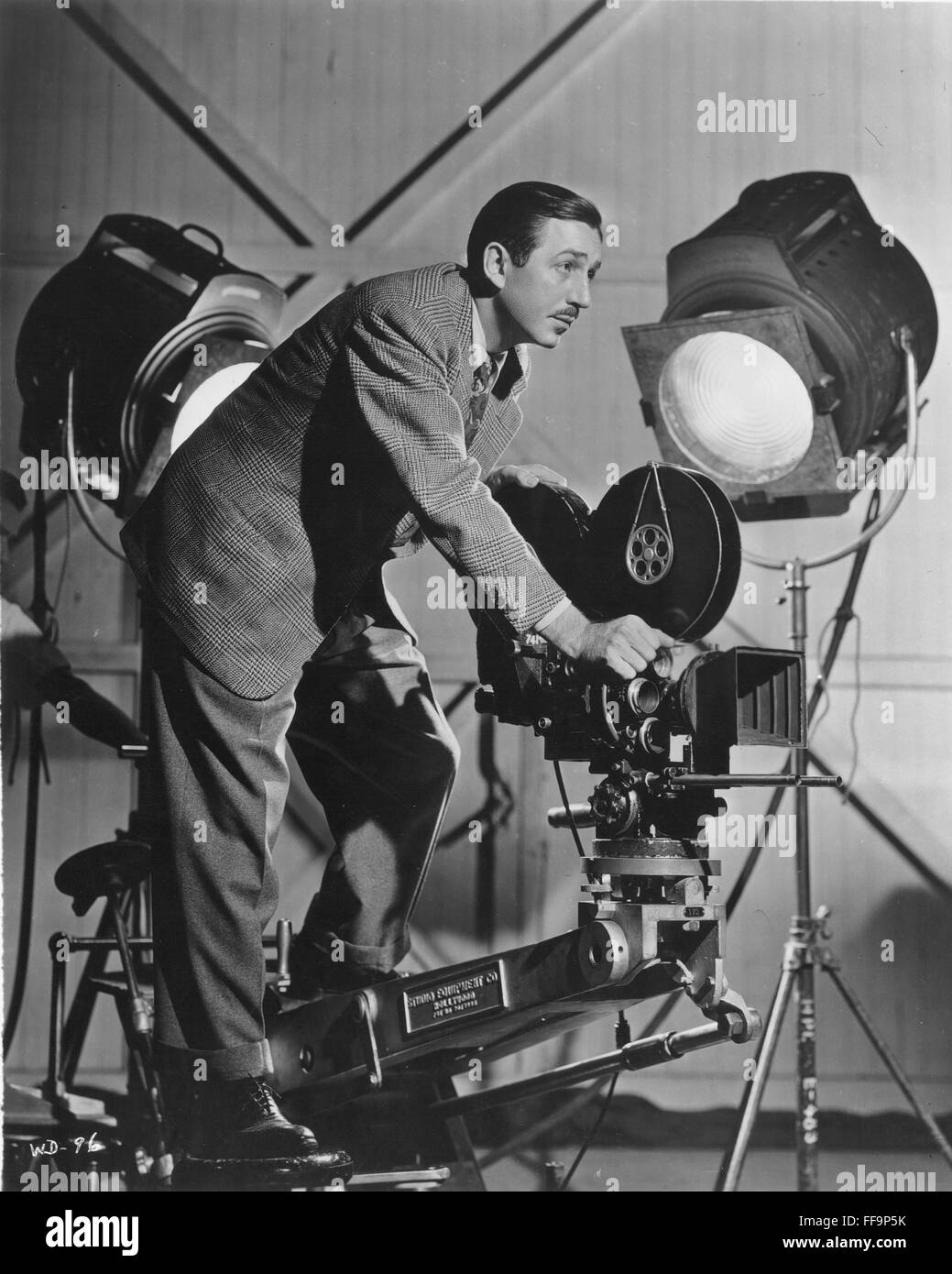 WALT DISNEY (1901-1966)./nAmerican producer of animated motion-picture cartoons. Photographed in 1944. Stock Photo