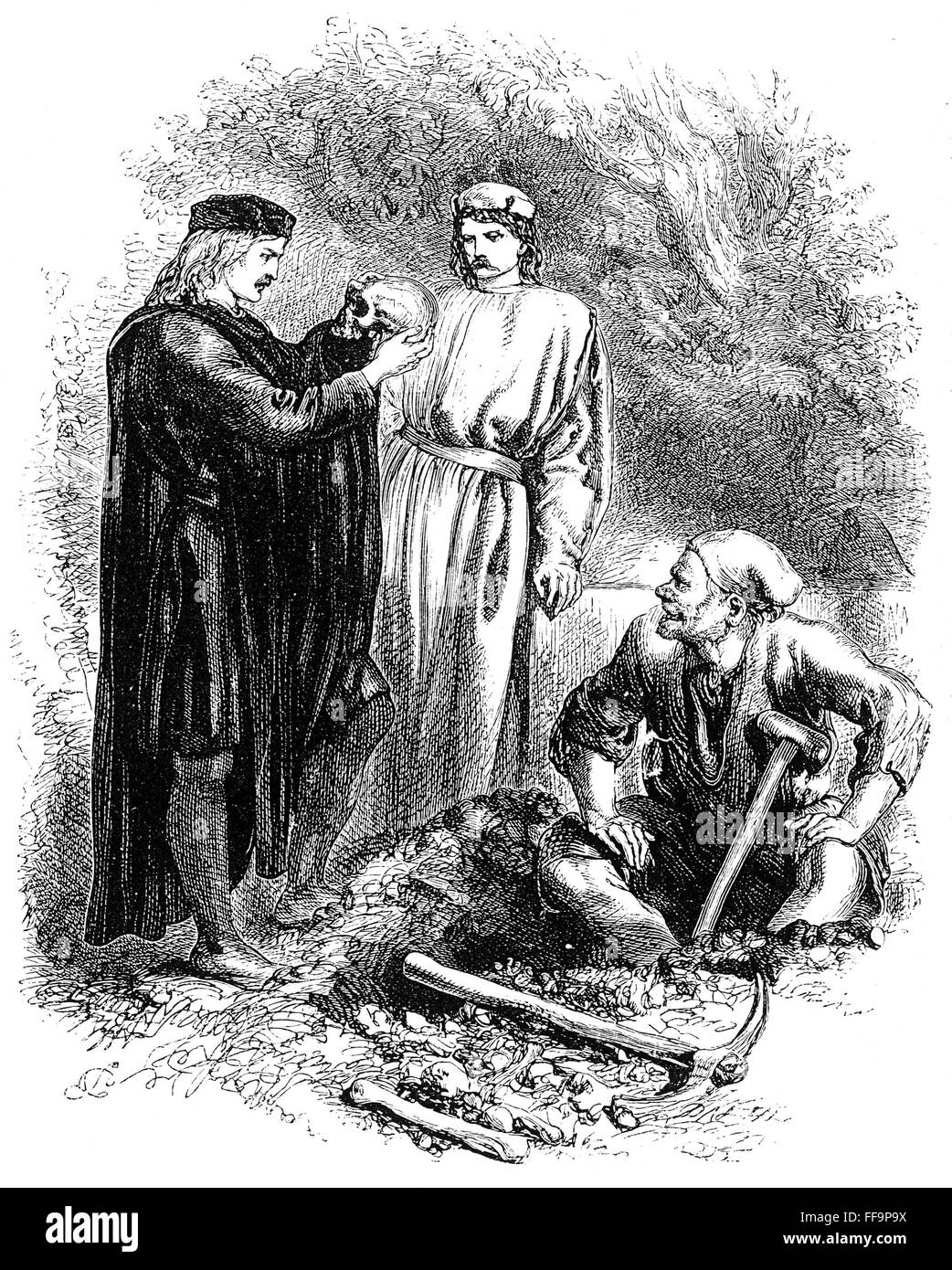 Hamlet shakespeare skull Cut Out Stock Images & Pictures Alamy