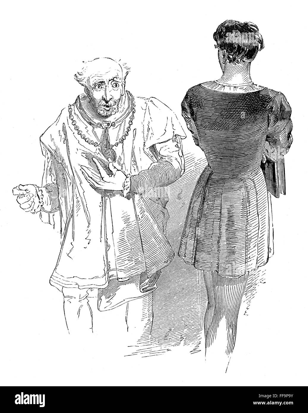 Illustration for shakespeares hamlet Cut Out Stock Images & Pictures Alamy