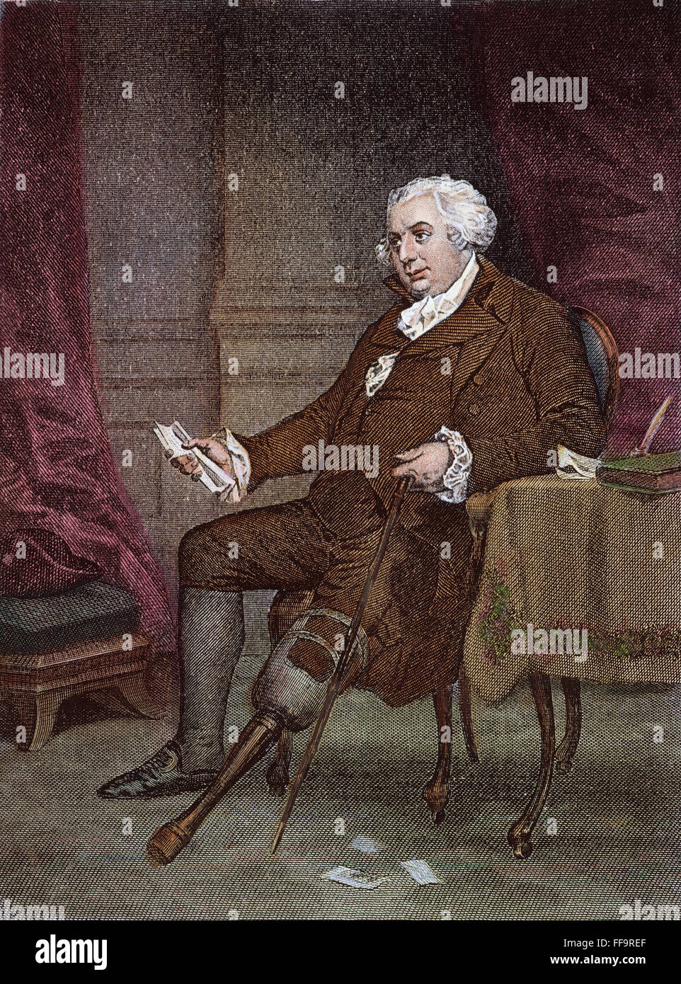 GOUVERNEUR MORRIS /n(17521816). Steel engraving, American, 19th