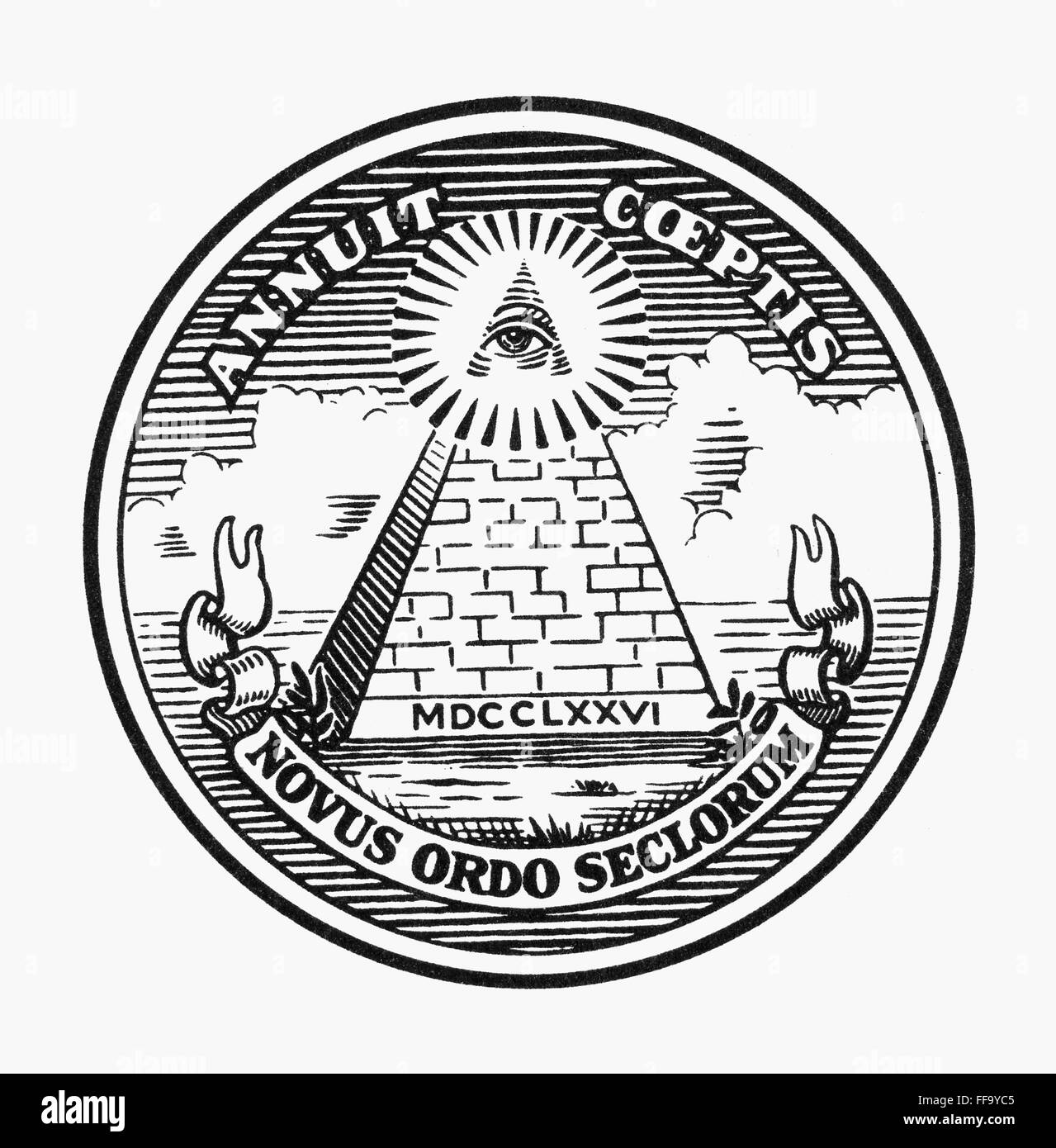 REVERSE OF U.S. SEAL. /nThe reverse of the Great Seal of the United