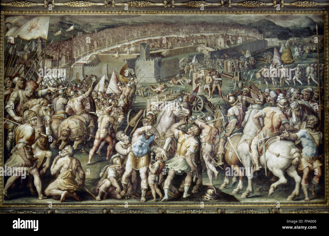 VASARI: PISA, c1565-70. /nGiorgio Vasari: The Florentine Conquest of ...