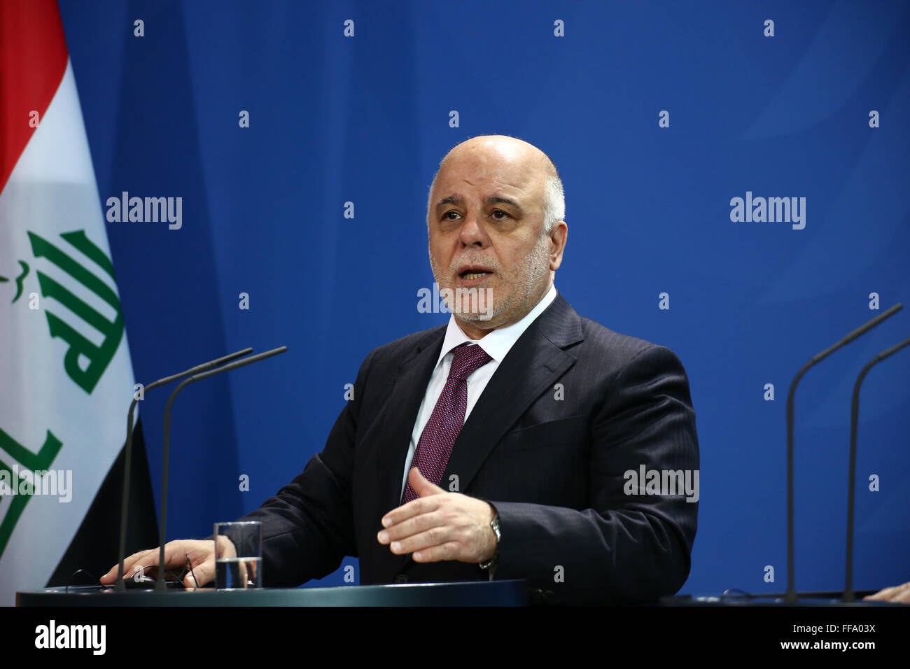 Berlin, Germany, 11th November, 2016: Prime Minister of Iraq Haider al ...