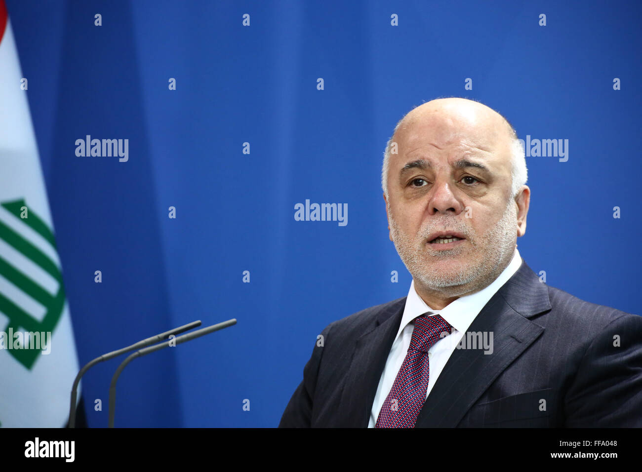 Berlin, Germany, 11th November, 2016: Prime Minister of Iraq Haider al ...