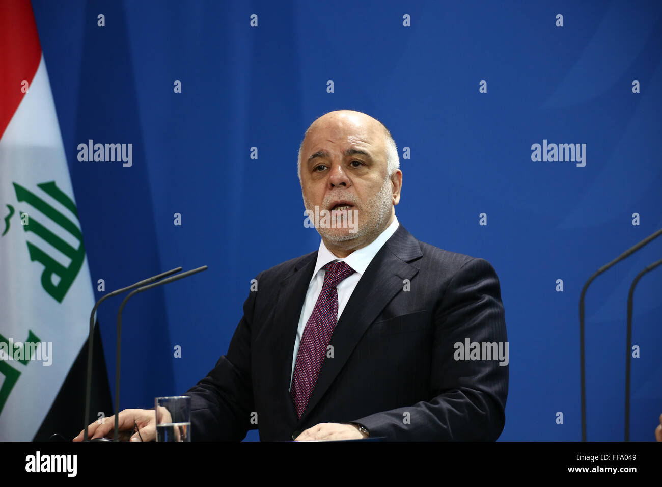 Berlin, Germany, 11th November, 2016: Prime Minister of Iraq Haider al ...