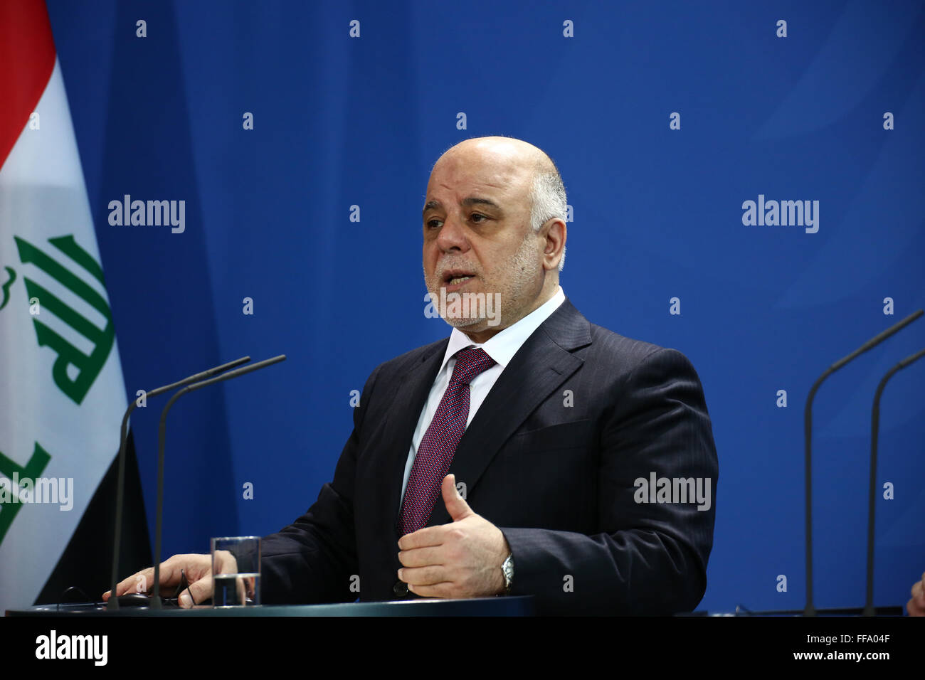 Berlin, Germany, 11th November, 2016: Prime Minister of Iraq Haider al ...
