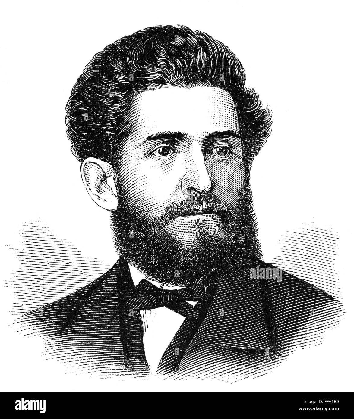 EMIL BESSELS (1846-1888). /nGerman physician and arctic explorer. Wood ...