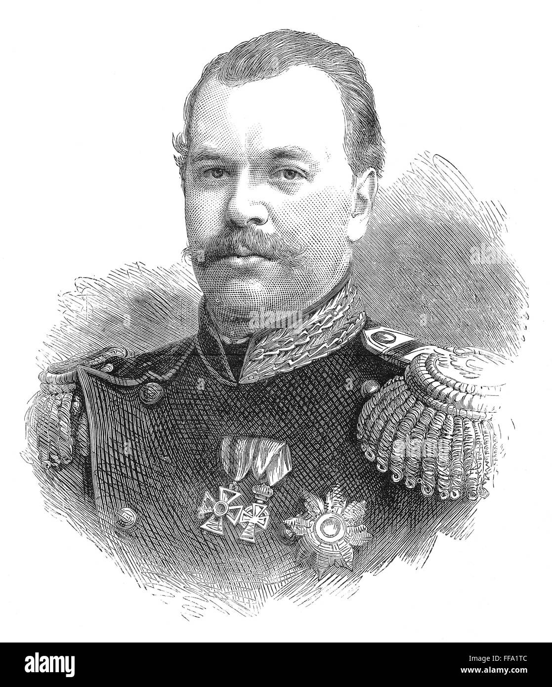 ALEXANDER III (1845-1894). /nCzar of Russia, 1881-94. Wood engraving ...