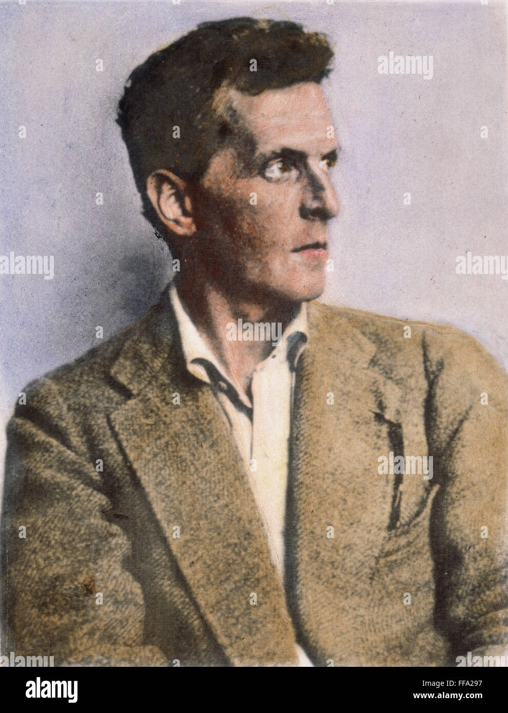 LUDWIG WITTGENSTEIN /n(18891951). AustrianBritish philosopher. Oil