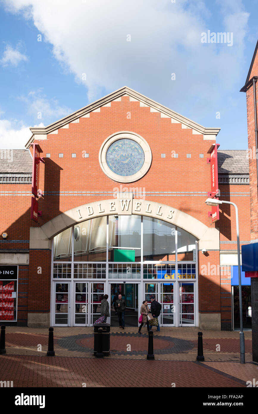 Idlewells Shopping Centre,SuttonInAshfield,Nottinghamshire,UK Stock