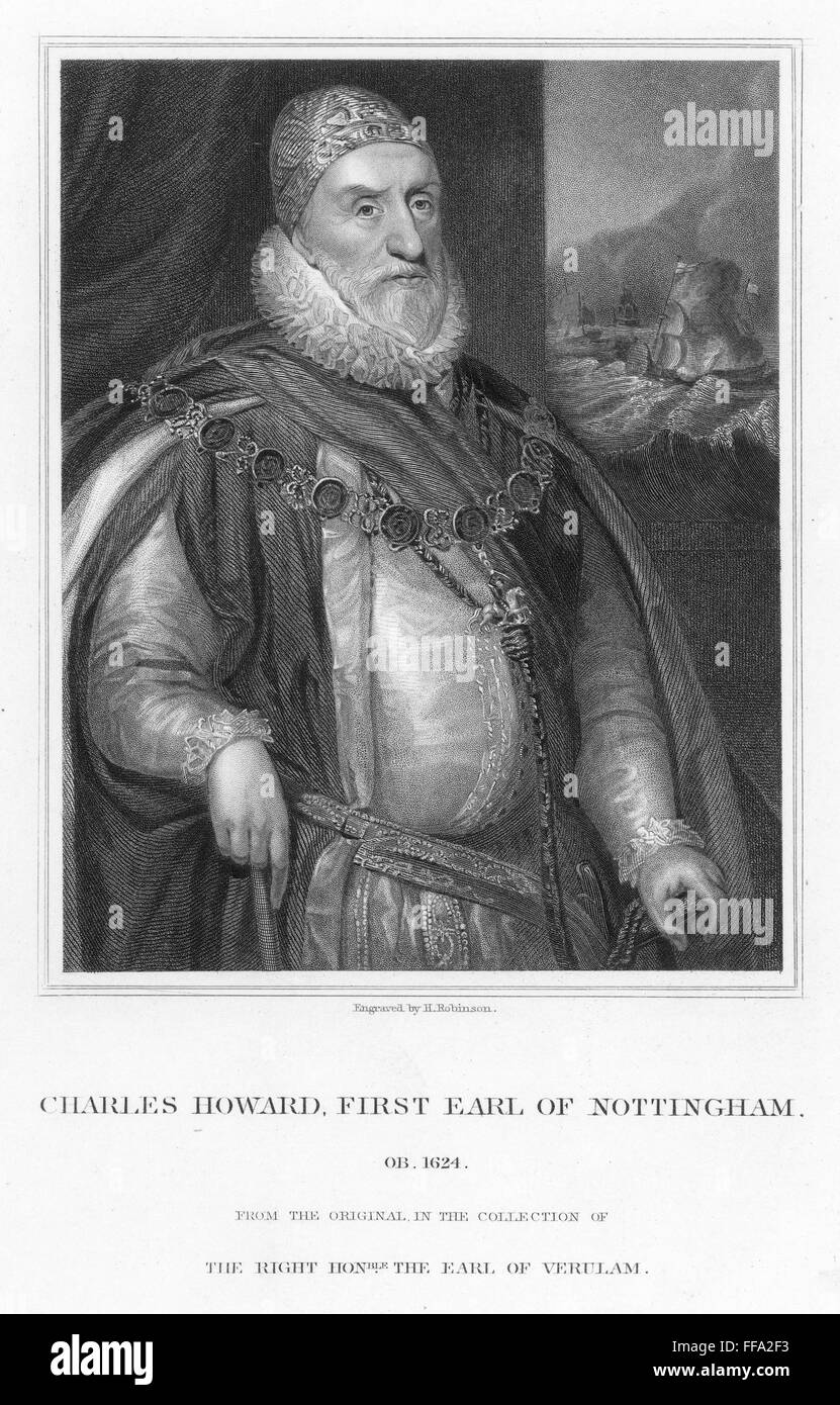 SIR CHARLES HOWARD /n(15361624). 2nd Baron Howard of Effingham, 1st