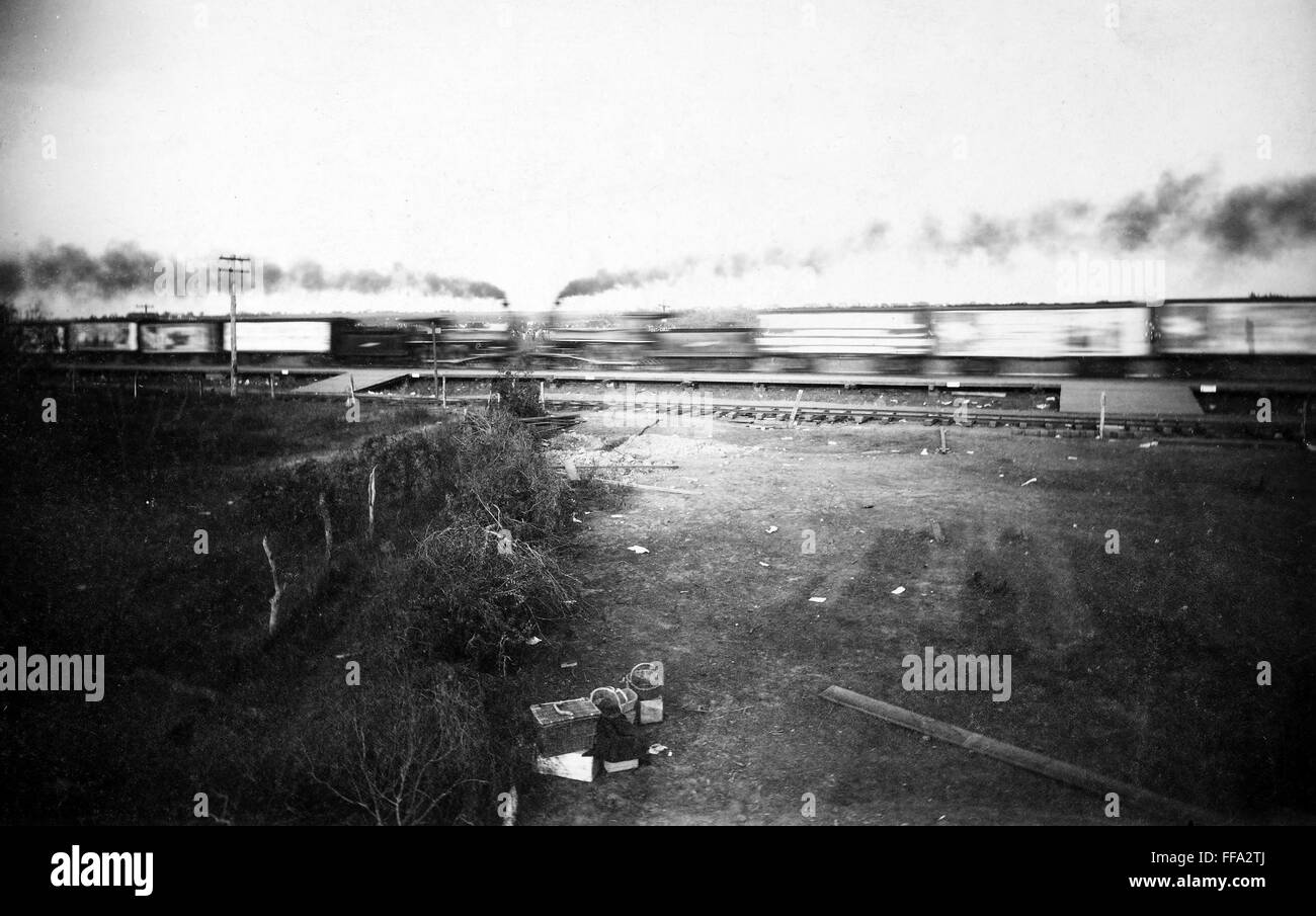 RAILROAD COLLISION, 1896. /nThe collision of two trains at Crush, Texas