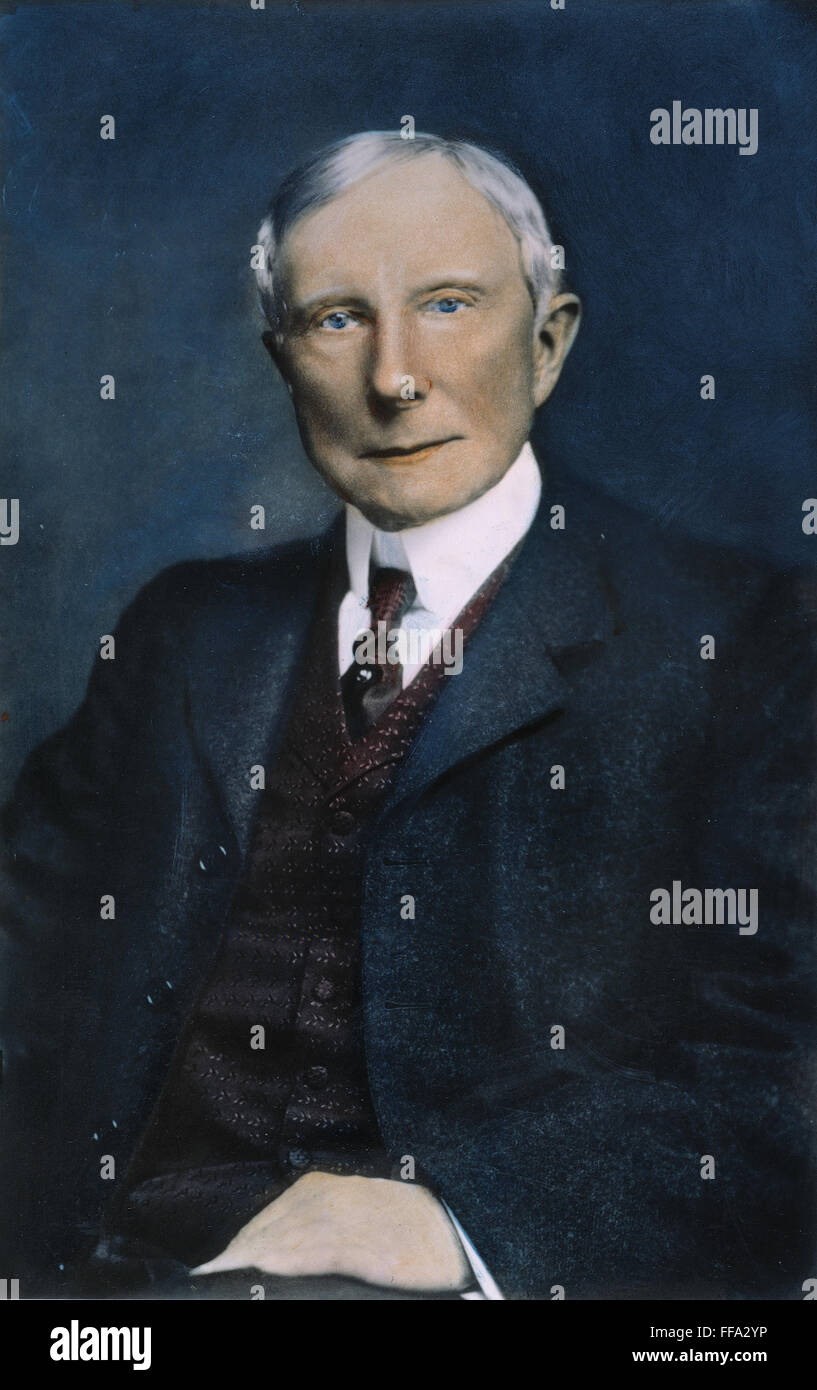 JOHN D. ROCKEFELLER /n(18391937). American industrialist and