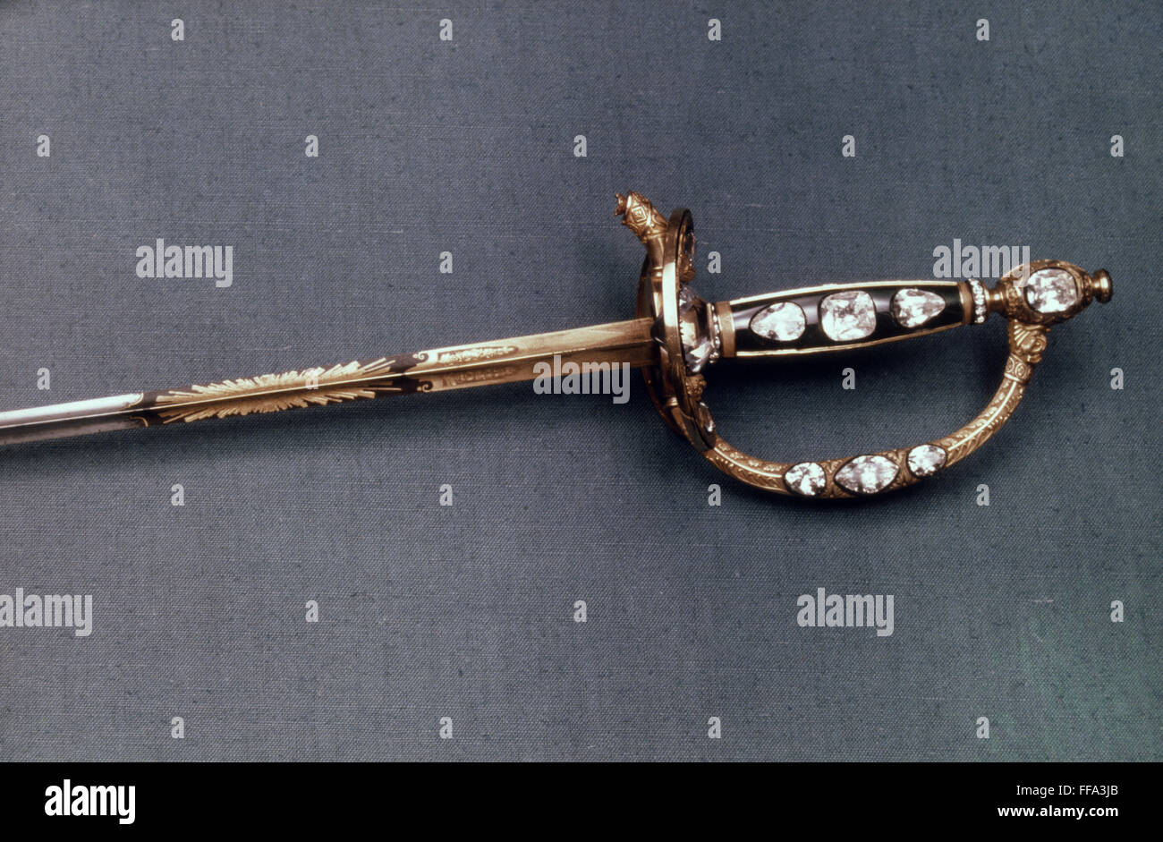 NAPOLEON BONAPARTE /n(1769-1821). Emperor of France, 1804-1814. Sword ...
