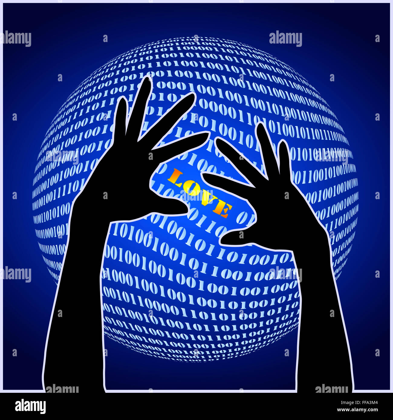 Modern Fortune Teller Stock Photo - Alamy