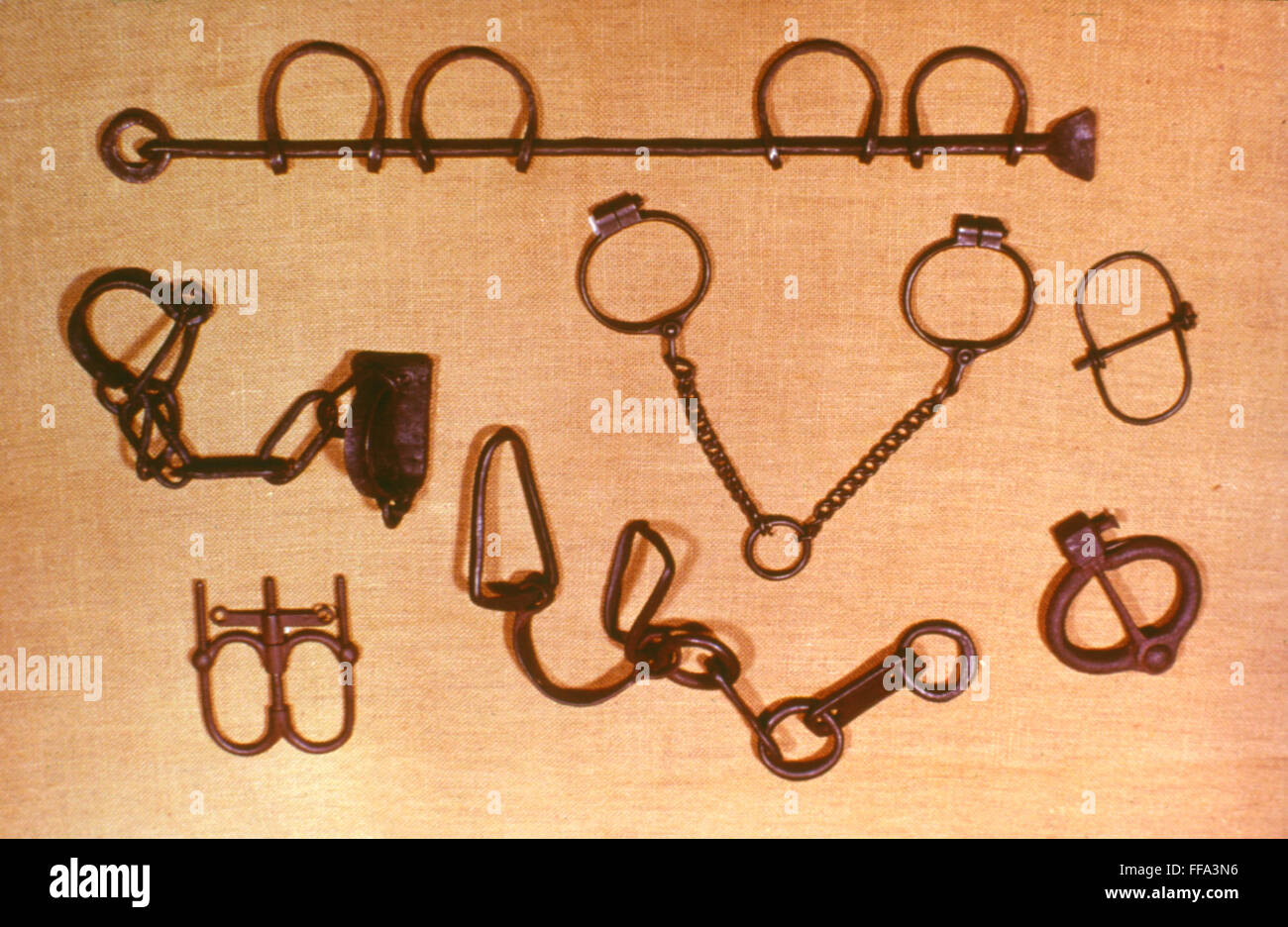 Slave shackles 19th hires stock photography and images Alamy