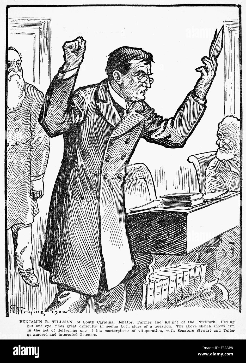 BENJAMIN RYAN TILLMAN /n(18471918). Nicknamed, 'Pitchfork Ben