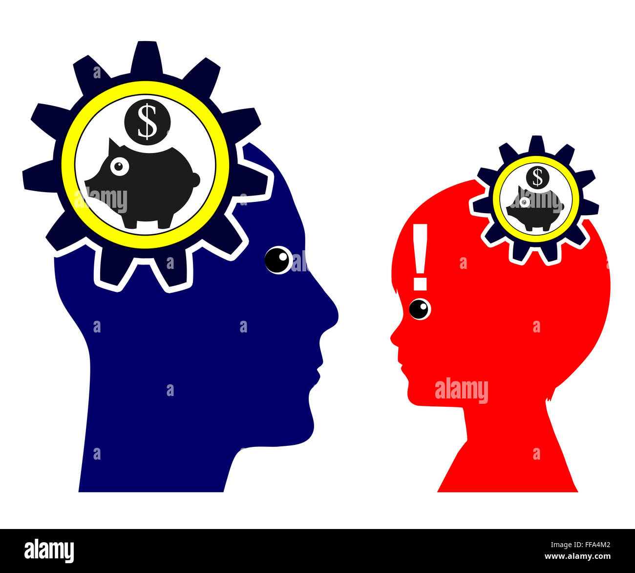 Role Model in Saving Money Stock Photo Alamy