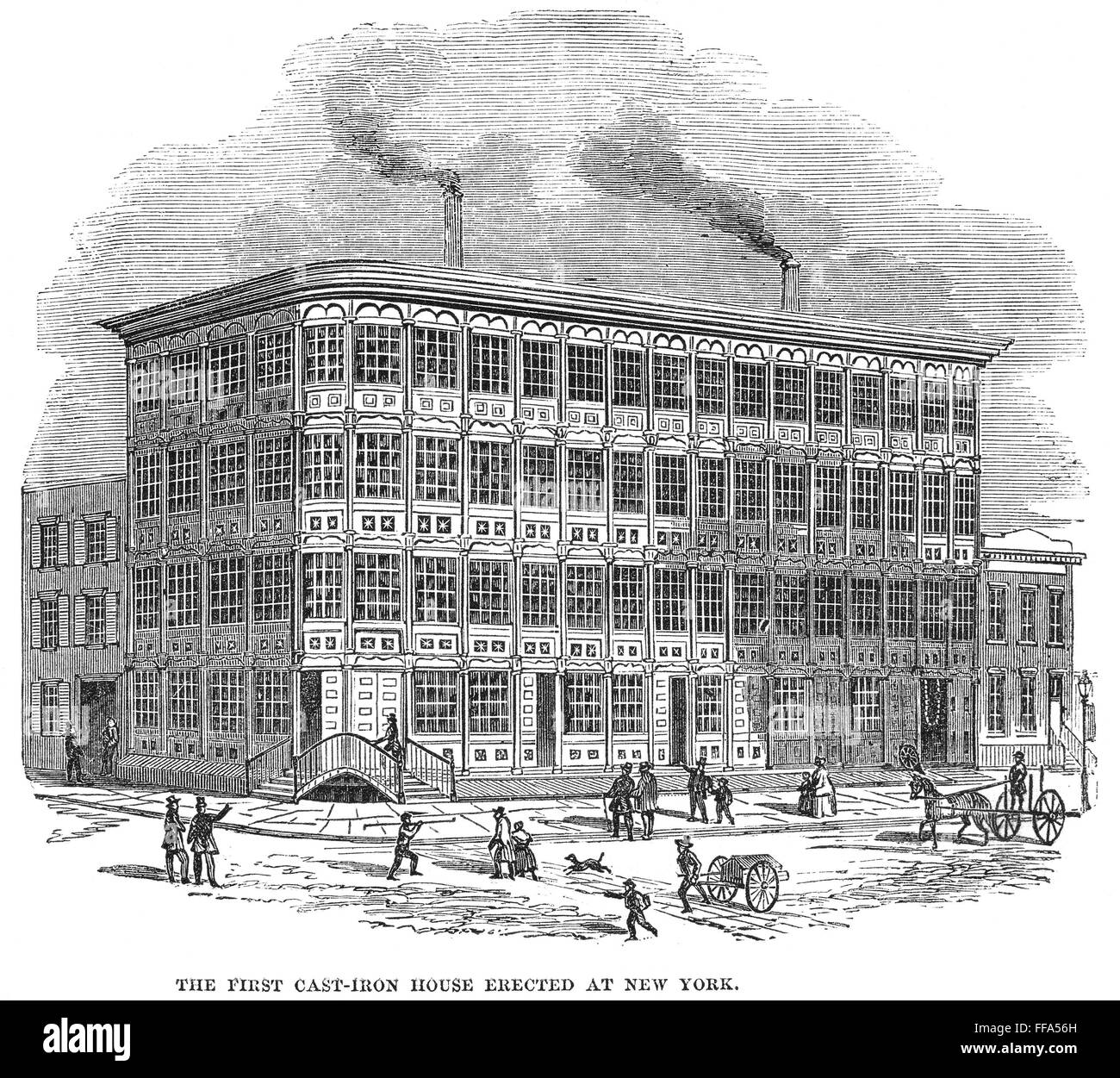 NEW YORK CASTIRON, 1851. /nJames Bogardus' first castiron building