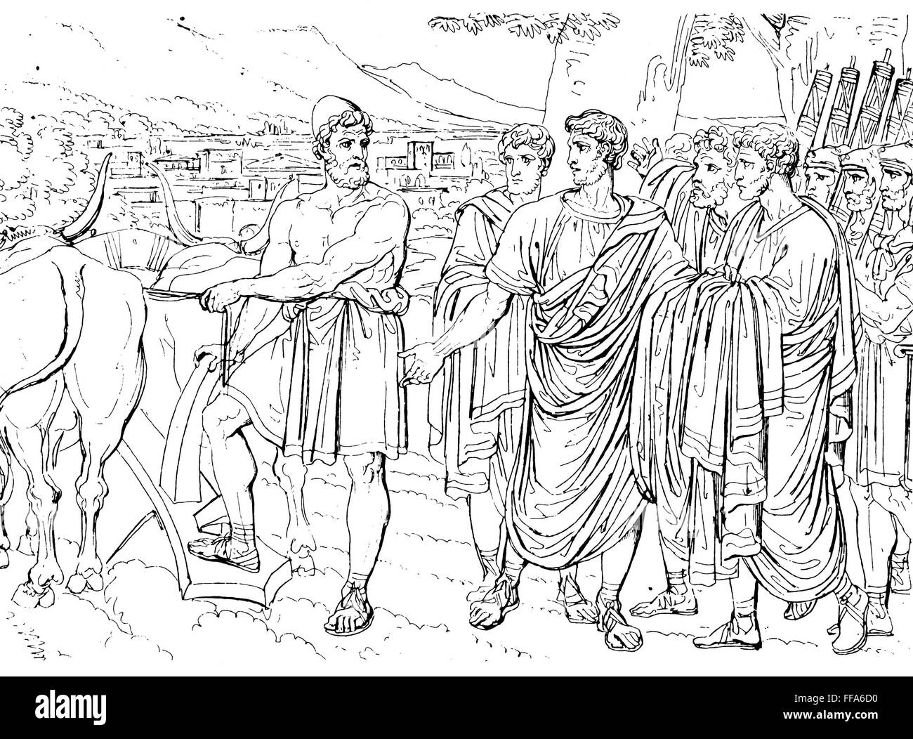 LUCIUS CINCINNATUS /n(b. c519 B.C.). Lucius Quinctius Cincinnatus