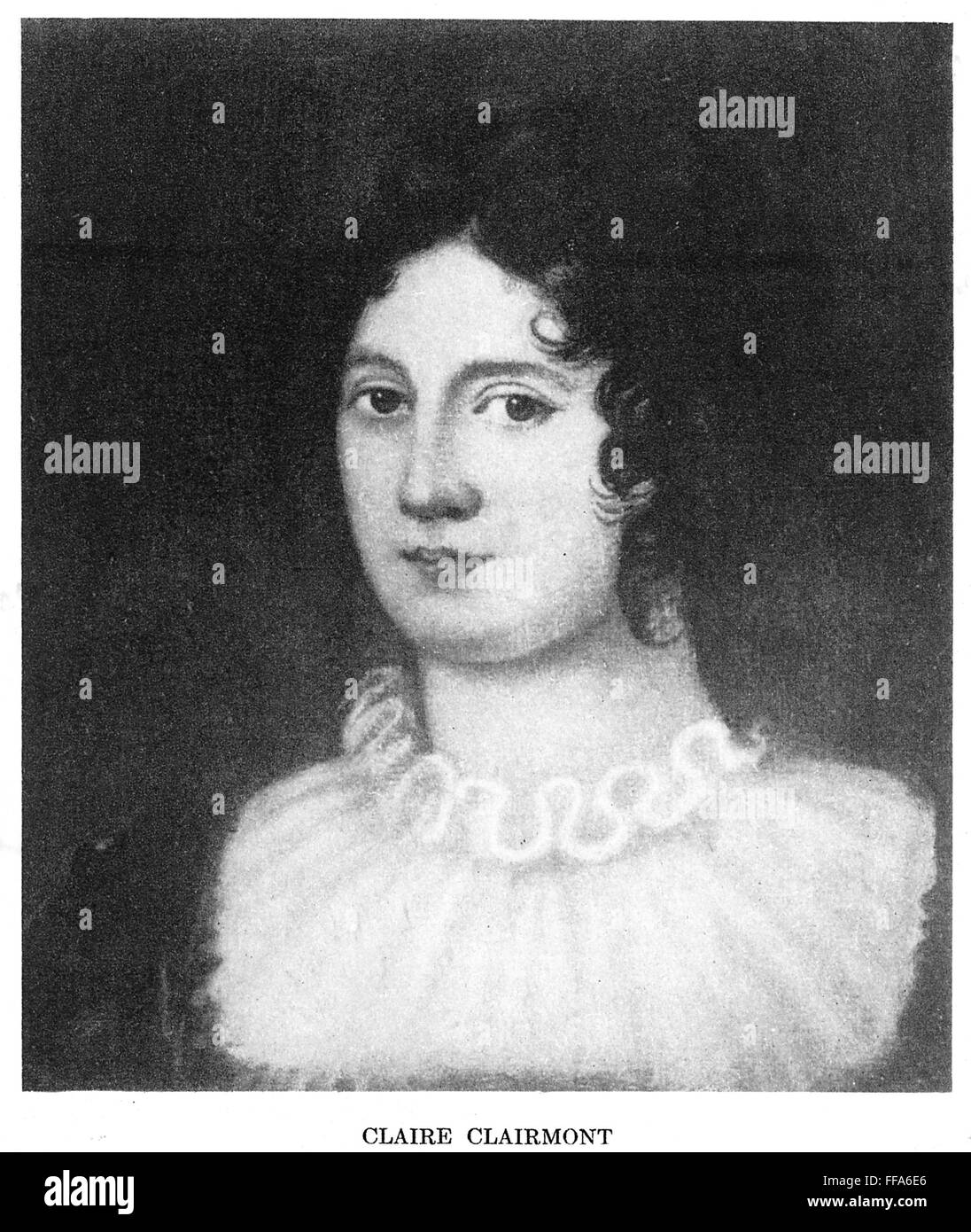 CLAIRE CLAIRMONT (1798-1879). /n(Clara Mary Jane). English mistress of ...