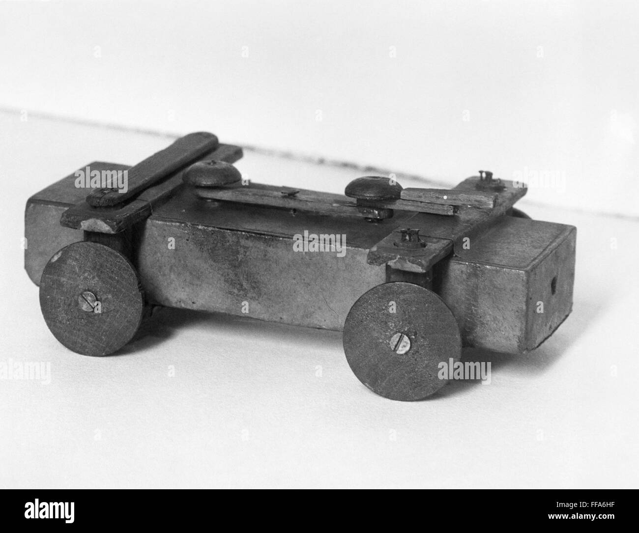 LINCOLN TOY WAGON. /nA toy wagon made by Abraham Lincoln for his son