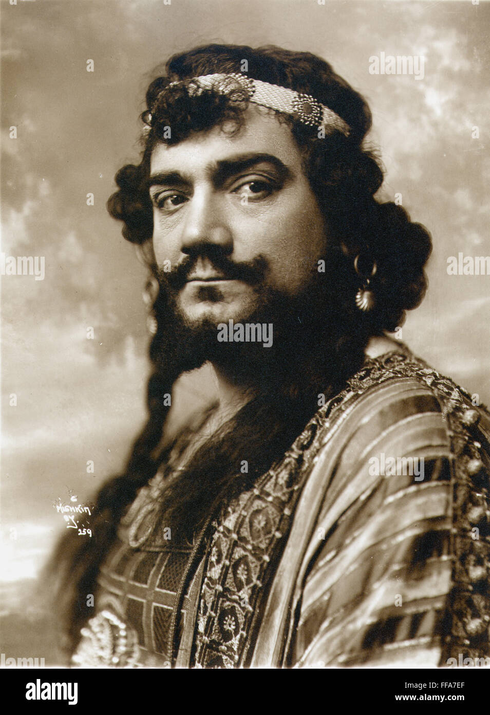 ENRICO CARUSO (1873-1921). Italian tenor. Stock Photo