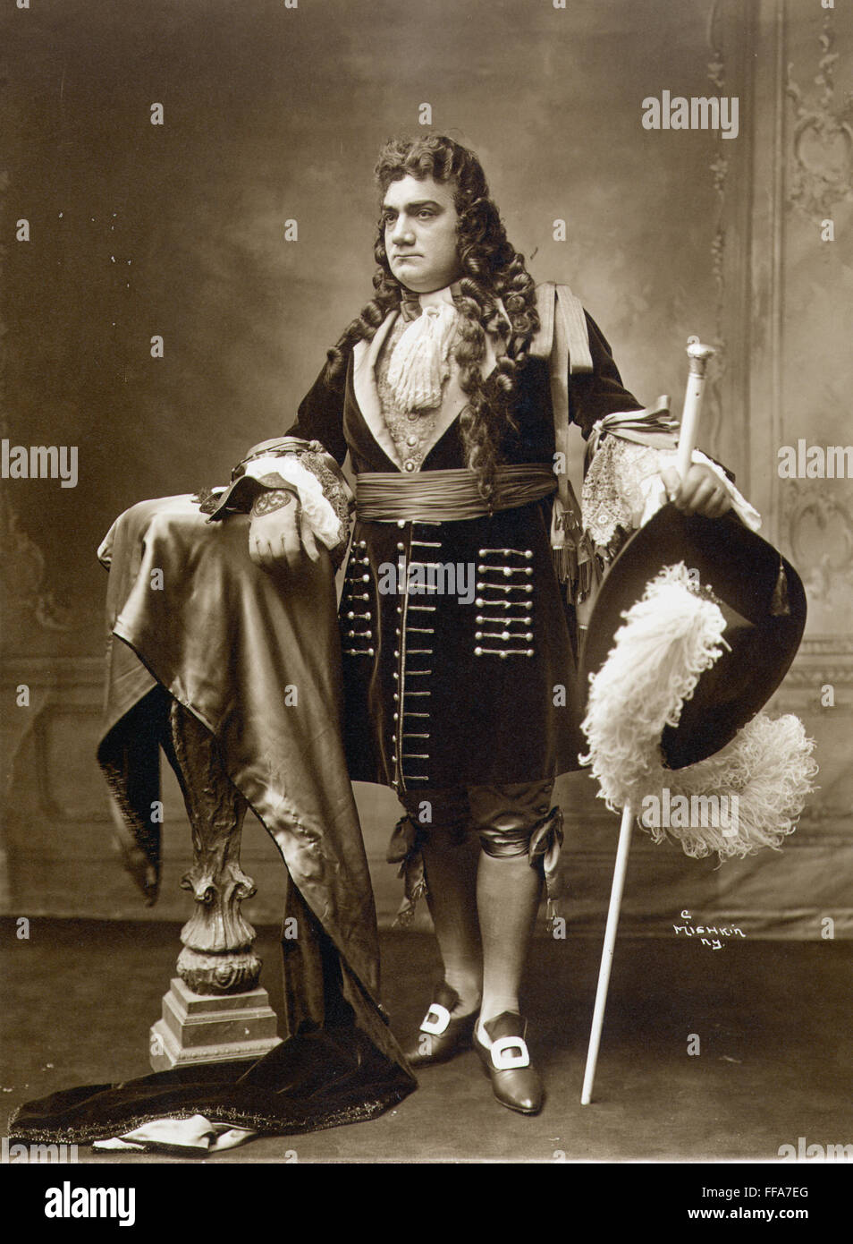 ENRICO CARUSO (1873-1921). Italian tenor. Stock Photo