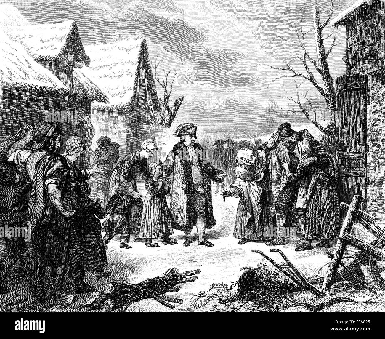 Картина голод. Неурожай 1788 года во Франции. Людовик 16 голод. Людовик 16 раздает милостыню. Крестьяне во Франции 18 века.