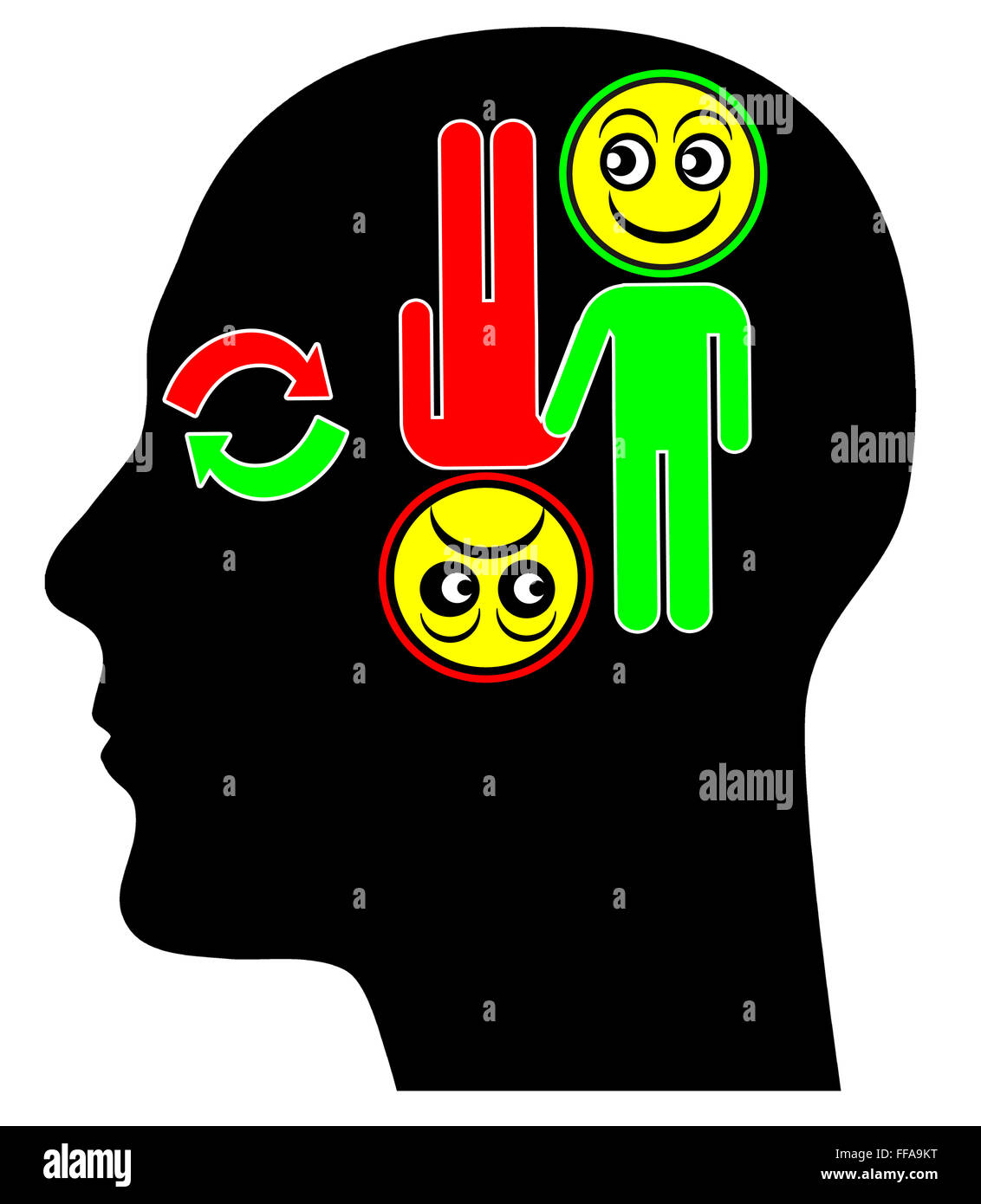 Bipolar Disorder Concept Stock Photo Alamy