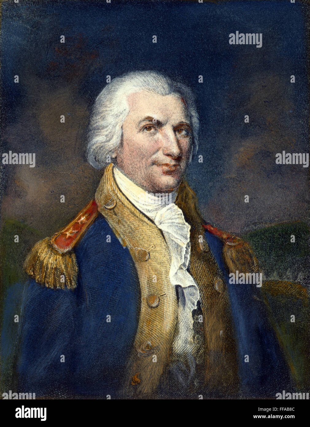 ARTHUR ST. CLAIR (1736?1818) /nsteel engraving after a portrait by