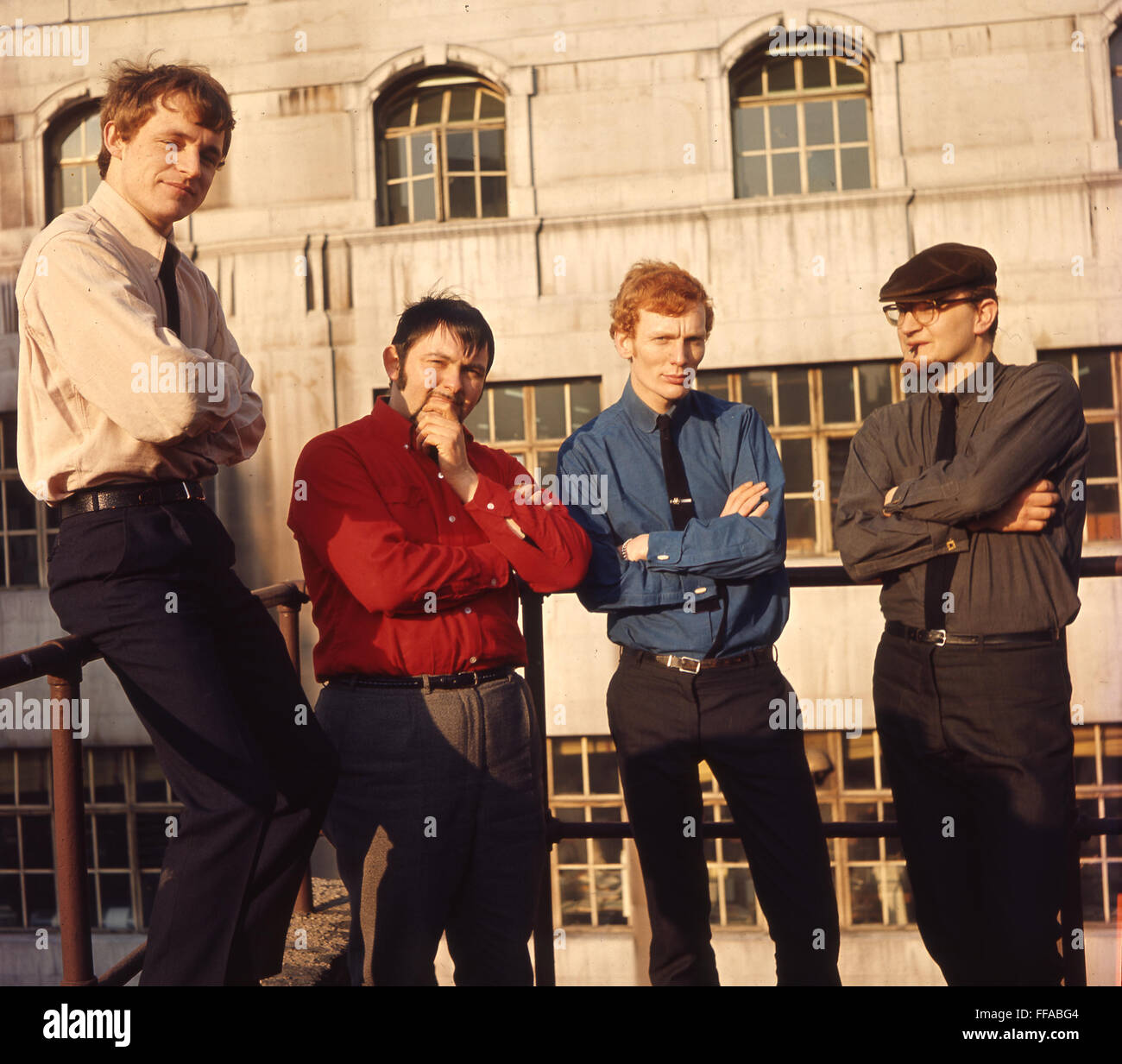 GRAHAM BOND ORGANISATION UK rock group on 17 March 1965. From left