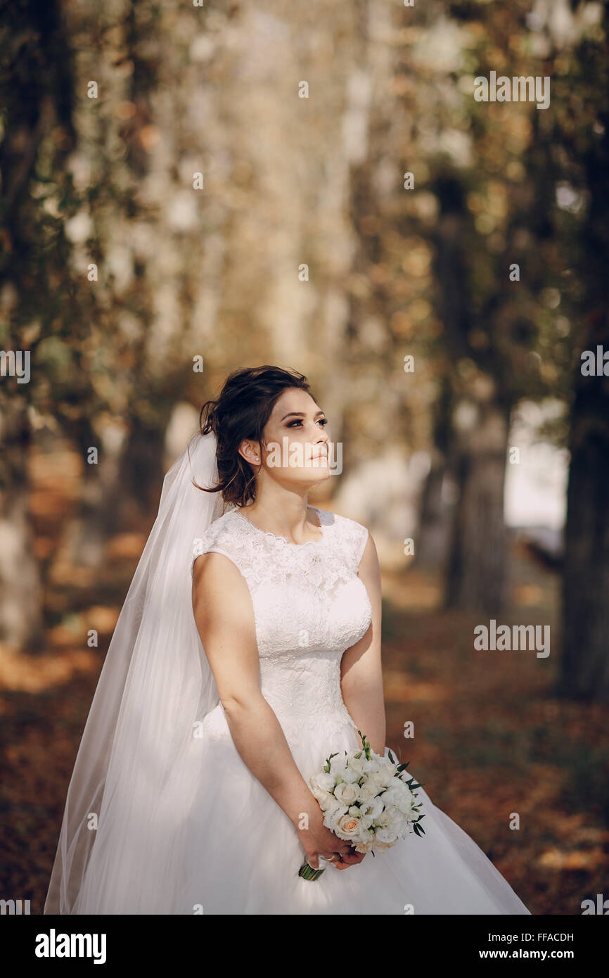 Couple wedding day leaves hi-res stock photography and images - Alamy