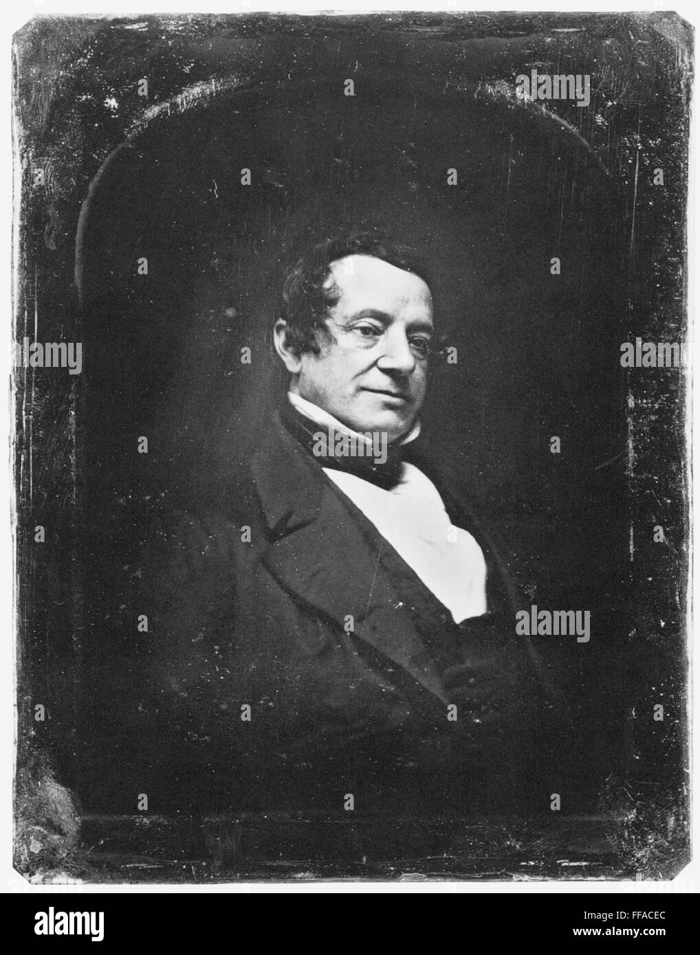 WASHINGTON IRVING /n(1783-1859). American author. Daguerreotype, c1848-49. Stock Photo