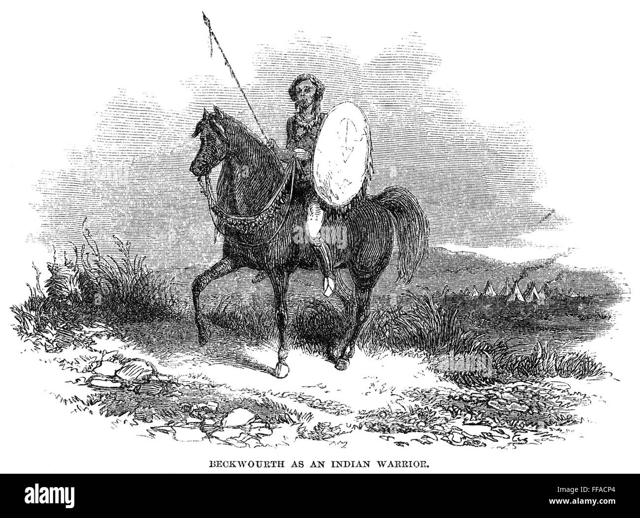 JAMES P. BECKWOURTH /n(17981867). American frontiersman. Beckwourth as