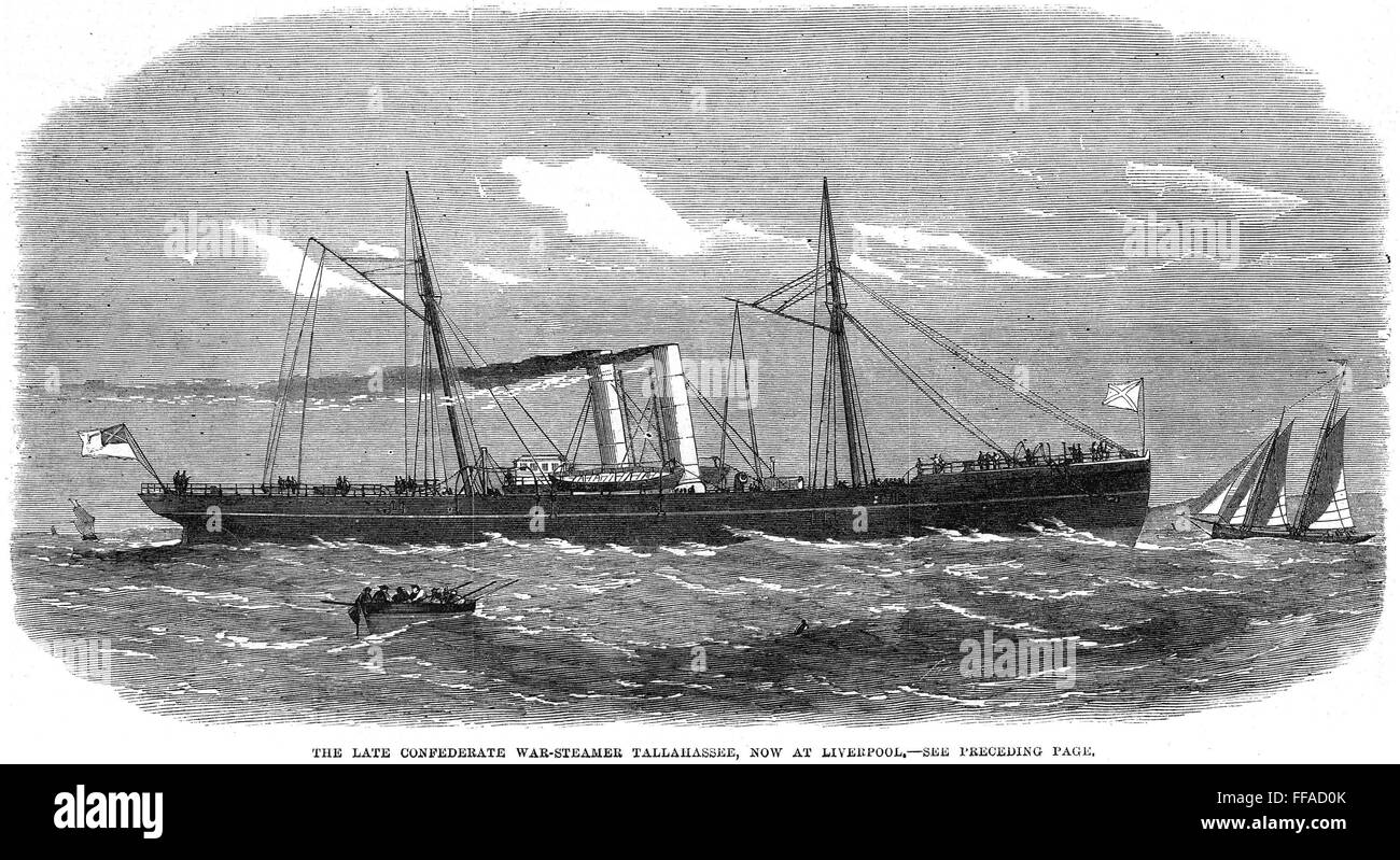 CONFEDERATE WARSHIP, 1865. /nThe Confederate warsteamer, Tallahassee