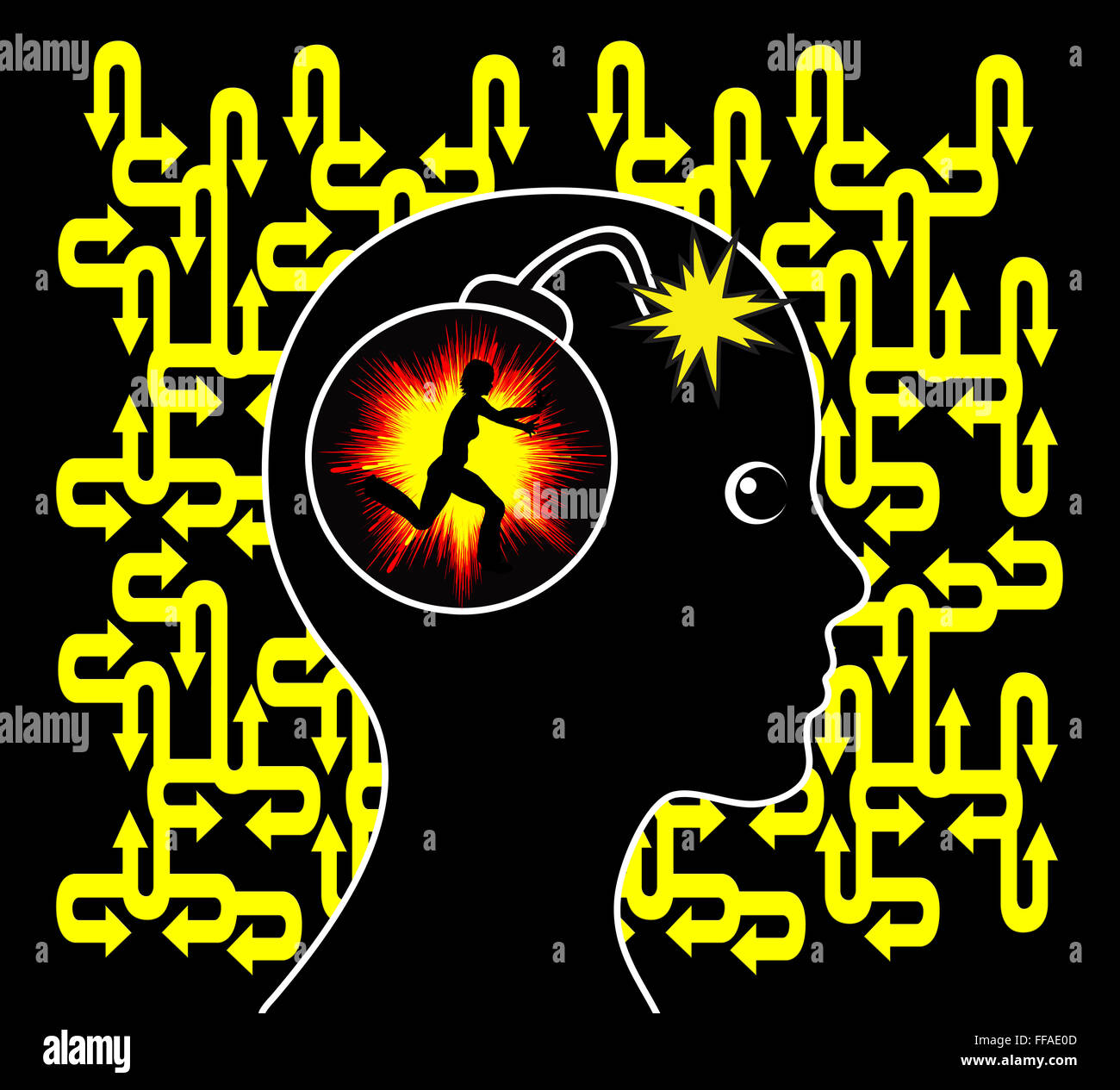 Panic Disorder Stock Photo 95502189 Alamy