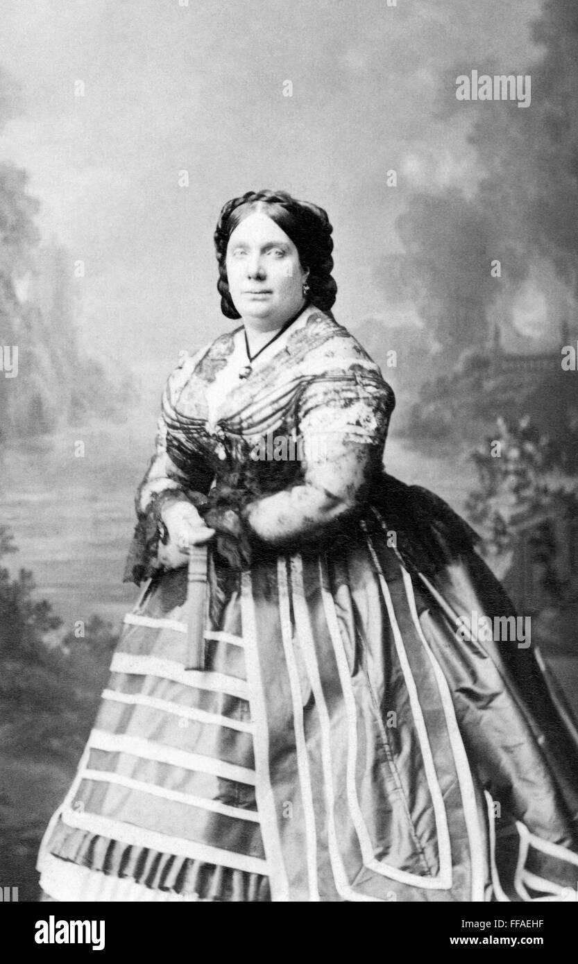 ISABELLA II (1830-1904). /nQueen of Spain, 1833-1868. Photographed c1865. Stock Photo
