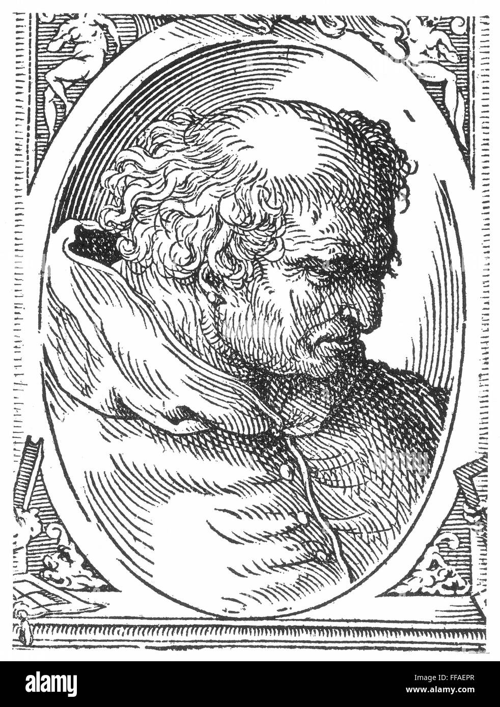DONATO BRAMANTE (14441514). /nItalian architect. Woodcut by