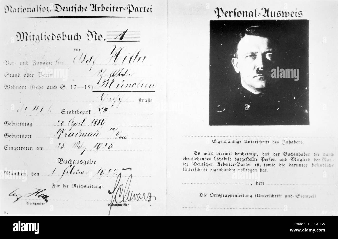 Political Party Id Card