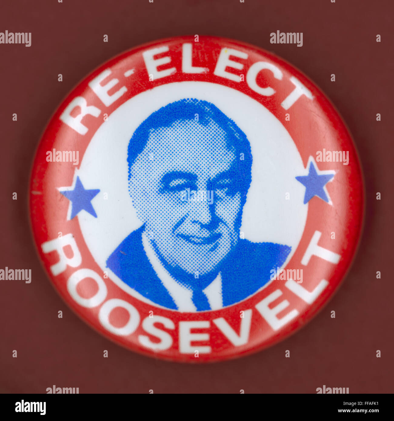 ROOSEVELT BUTTON. /nDemocratic presidential campaign button from ...