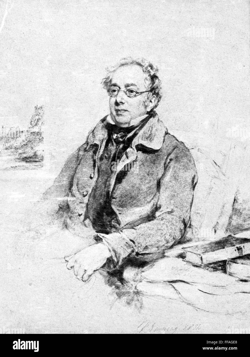 ISAAC D'ISRAELI (17661848). /nEnglish man of letters, and father of