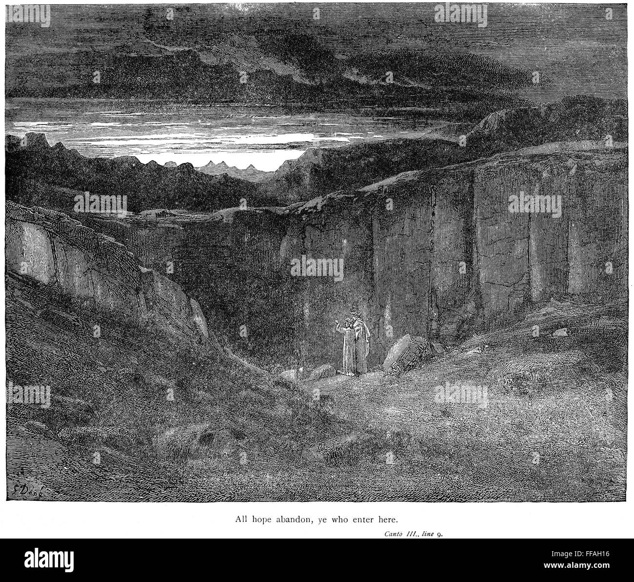Inferno dante gustave dore hi-res stock photography and images - Alamy