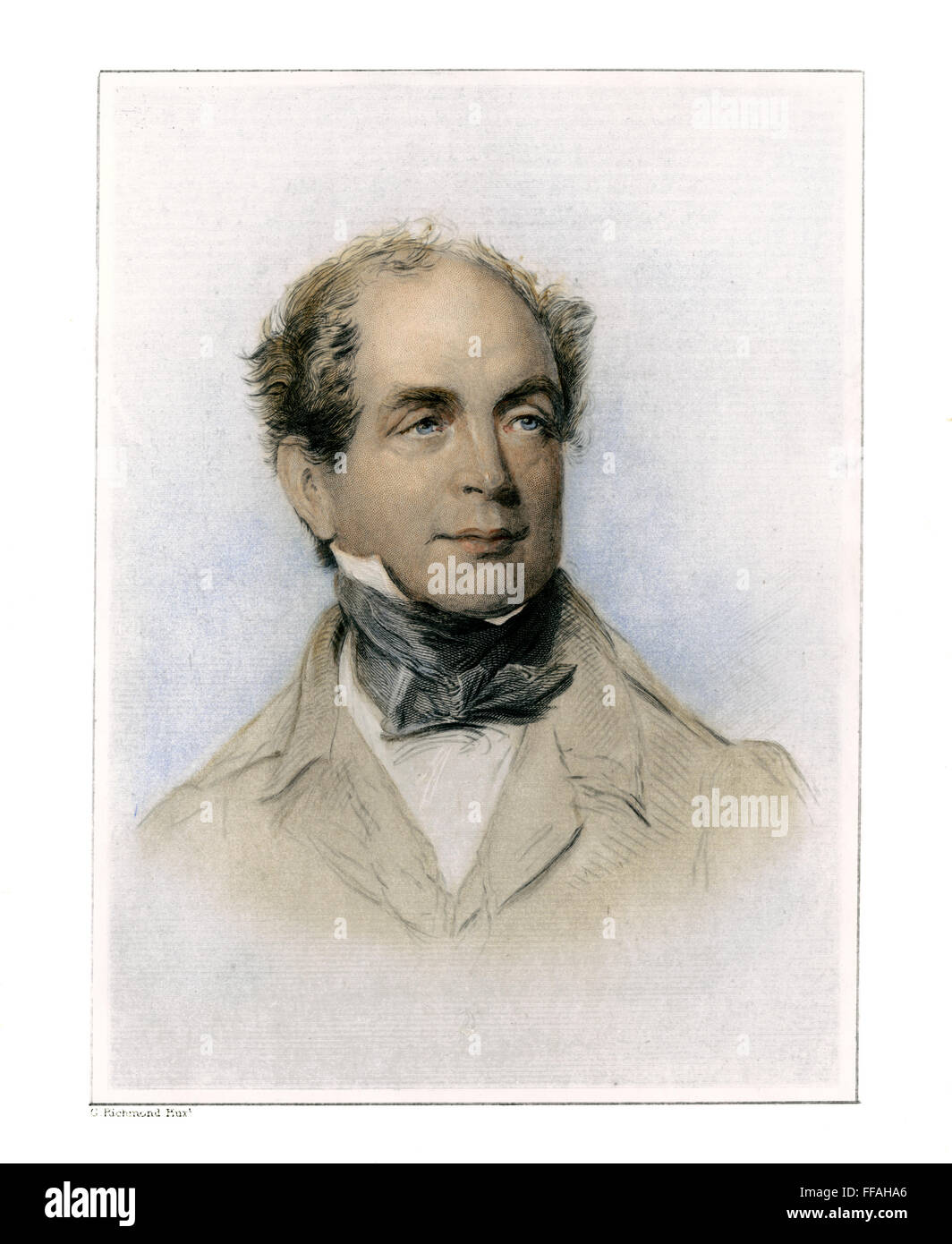 THOMAS MOORE (1779-1852). /nIrish poet. Stipple engraving, 19th century. Stock Photo
